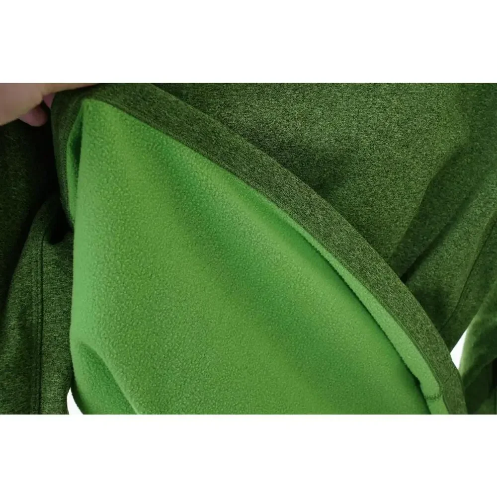 The North Face Green Pullover Polyester Fleece Jacket Mens Sz L Shirt